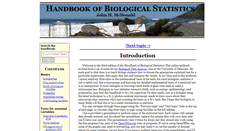 Desktop Screenshot of biostathandbook.com